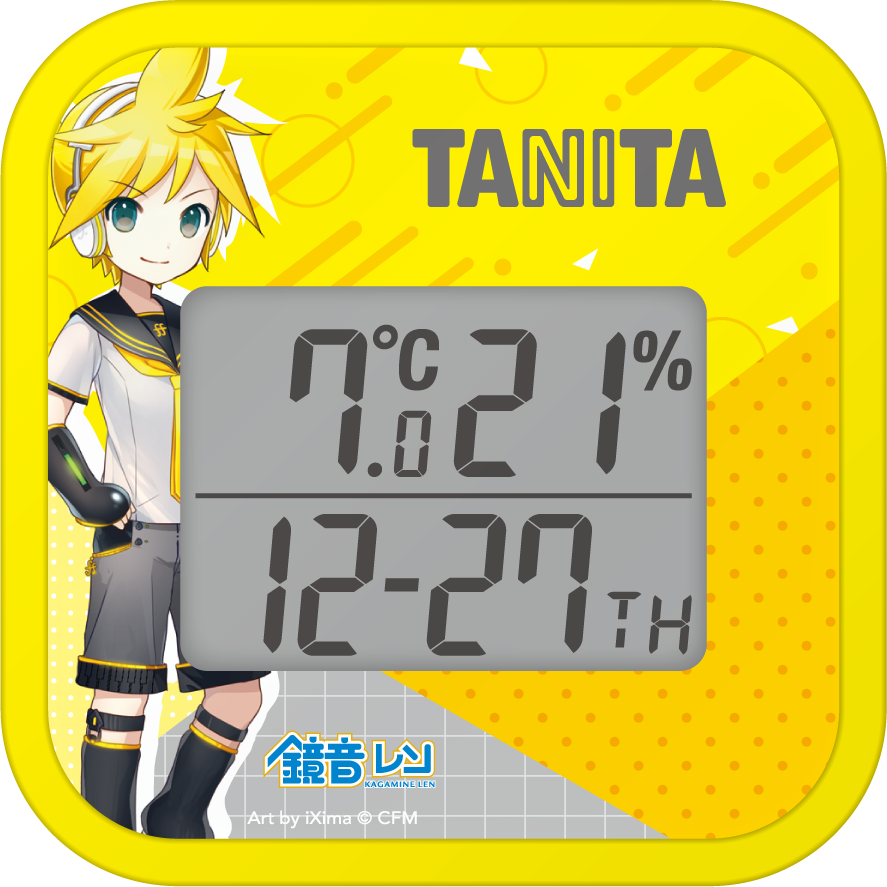 デジタル温湿度計 TT-CU-PI ピアプロキャラクターズモデル